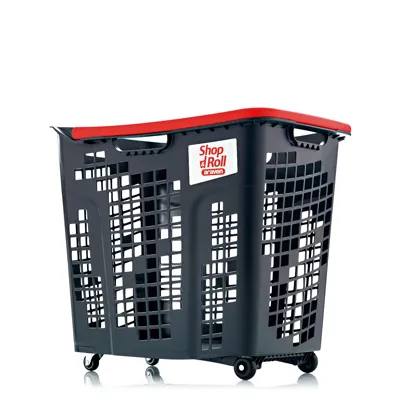 Panier sur roulettes - Paniers magasin-1