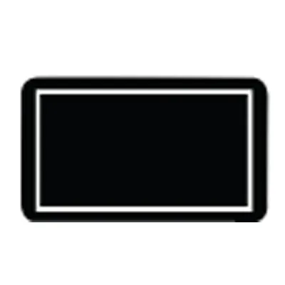 Étiquettes cadeaux adhésives noires vierges 32 x 19 mm - Boîte de 1000 - Étiquettes cadeaux adhésives