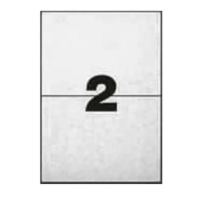 200 Étiquettes adhésives blanches multi-usages 148 x 210 mm Etibox - Étiquettes adhésives neutres-1