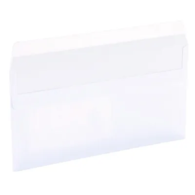 Enveloppe blanche DL 110 x 220 mm 80g avec fenêtre La Couronne - Paquet de 500 - Enveloppes blanches-3