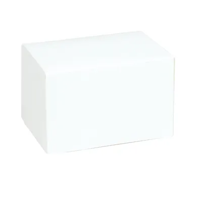 Boîte à bûche de Noël blanche 20 x 11 x H 10 cm 220 g/m² - Paquet de 25 - Boîtes à bûches