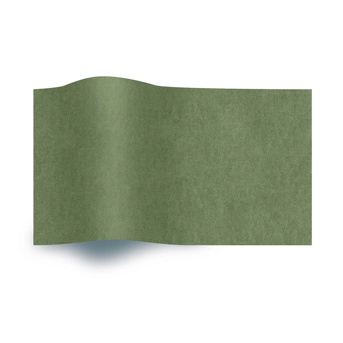Papier de soie vert olive 14g/m² 50 x 75 cm, 240 feuilles - Papiers de soie-1