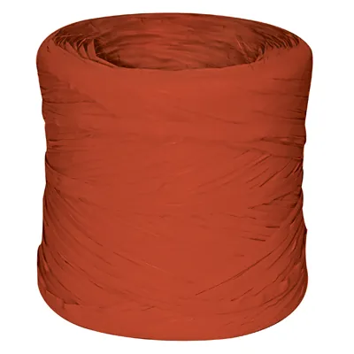 Raphia synthétique terracotta 200m - Raphias