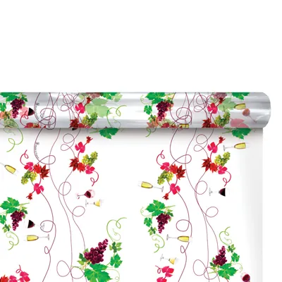 Film fleuriste - Film polypropylène Vigne 80 cm x 120 m 35µ - Films polypropylène à motifs
