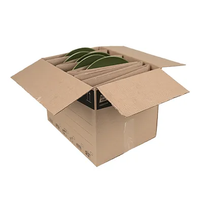 Croisillon carton séparation assiettes pour carton 36L - Caisses américaines cartons-1