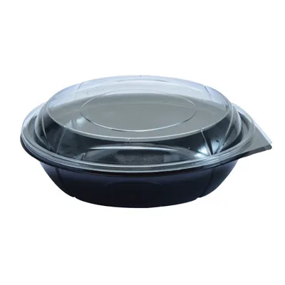 Bol salade 800 ml plastique Noir ø 21,5 x 4,5 cm - Bol plastique - Lot de 150 - Boîtes salade, Bols salade-3