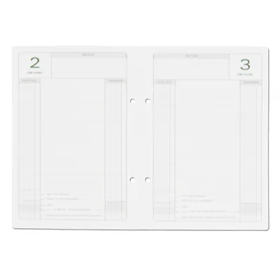 Recharge agenda caisse perpétuel Exacompta 16 x 24 cm - Registres et agendas de comptabilité-1