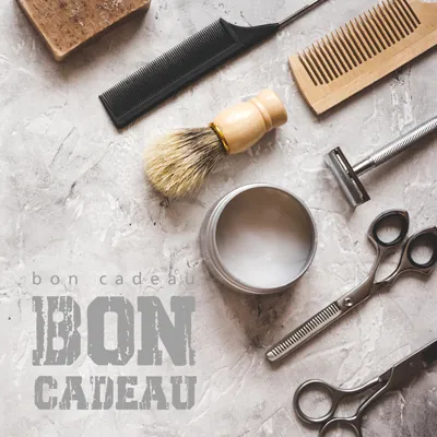 Bon cadeau Barbier 12 x 12 cm avec enveloppe - Bons cadeaux-1