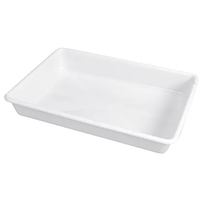 Bac alimentaire plastique 12 Litres 53,5 x 38,5 x 8,5 cm - Bac plat - Bac traiteur - Bacs traiteurs, Bacs alimentaires