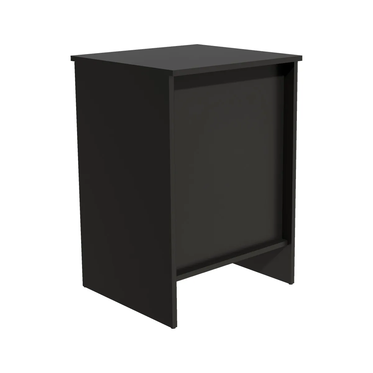 Comptoir d'accueil noir mat 60 x 52 x 88 cm - Comptoirs One