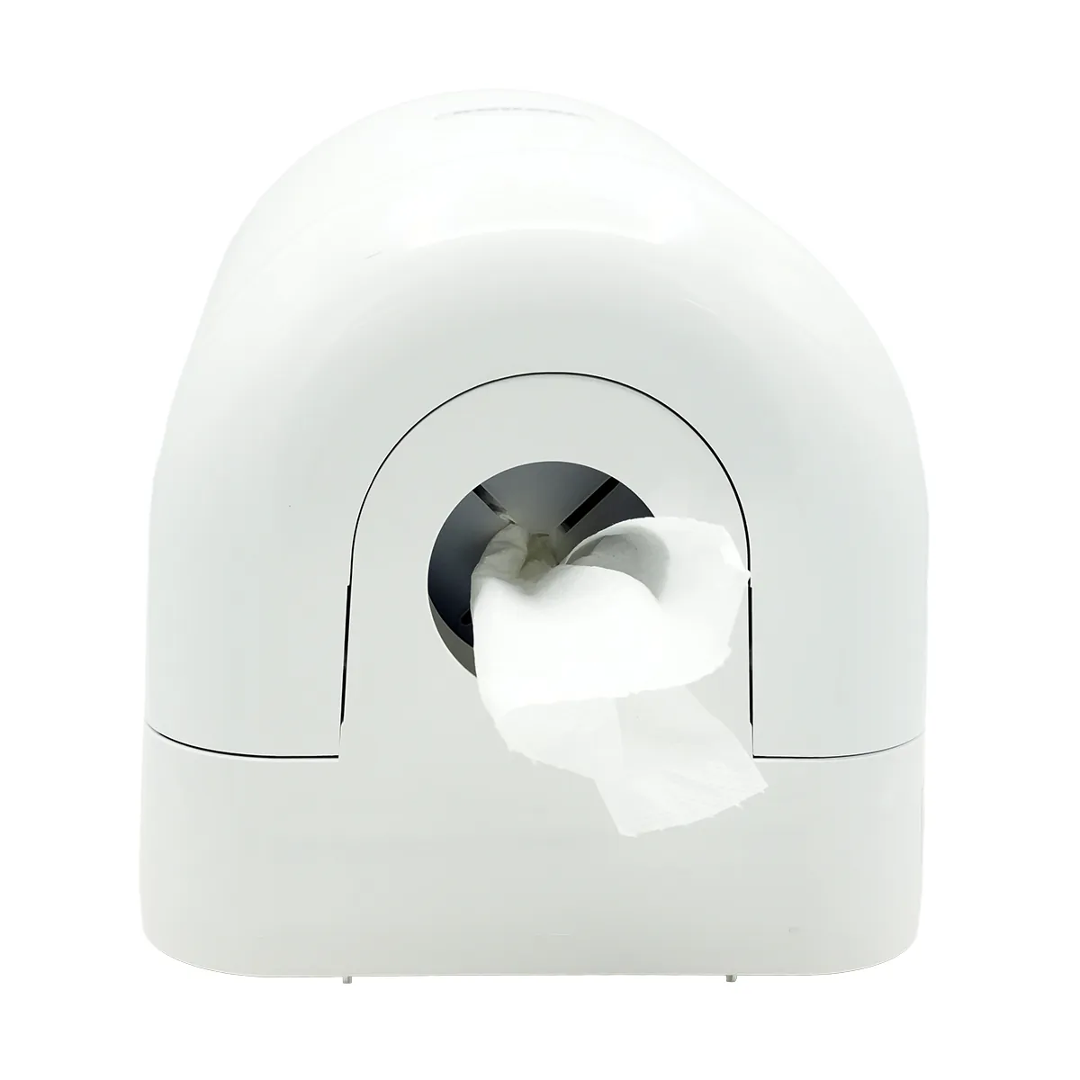 Distributeur de papier ABS ø 22 x H 31 cm - Blanc - Dévidoirs hygiène-5