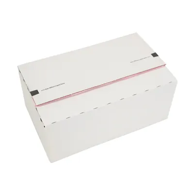 Carton d'expédition à fond automatique Blanc 30,6x18,6x12,7cm - Boîte carton - Lot de 20 - Cartons d'expédition, Boîtes carton-7