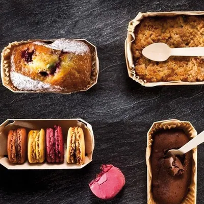 Moule de cuisson en bois avec caissette papier siliconé 185 x 115 x 40 mm - Moule en bois - Naturel - Lot de 200 - Moules jetables, Caissettes papier-3