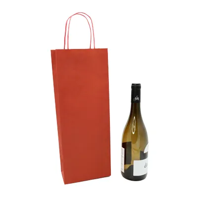 Sacs kraft 1 bouteille - Sacs pour bouteilles de vin-2