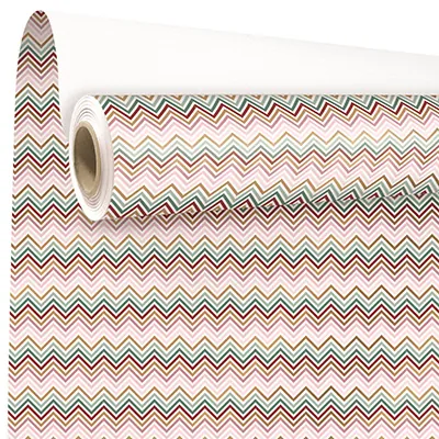 Papier Cadeau Chevrons - Papier cadeaux couchés à motifs-1