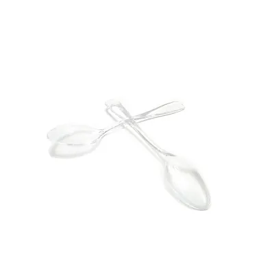 Cuillère à verrine en plastique 9 cm - Couvert jetable - Paquet de 500 - Couverts jetables