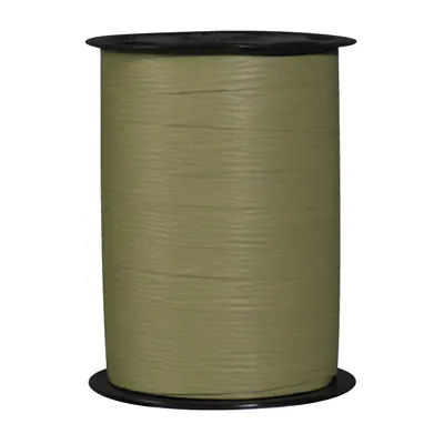 Bolduc mat kaki 10 mm x 250 m polypropylène - Bolducs unis