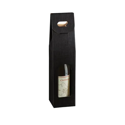 Boîtages à fenêtre 1 bouteille - Coffrets pour bouteilles de vin, Boîtes pour bouteilles de vin