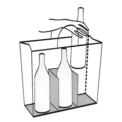 Sacs kraft 3 bouteilles - Sacs pour bouteilles de vin-2