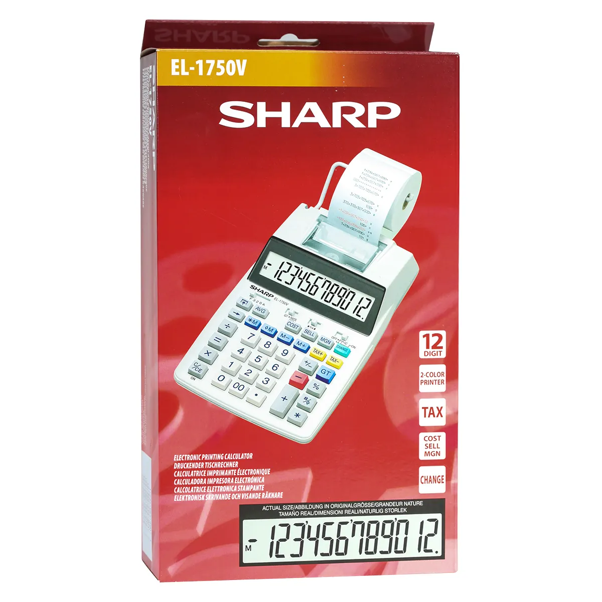 Calculatrice à impression SHARP EL-1750V - Calculatrices-1