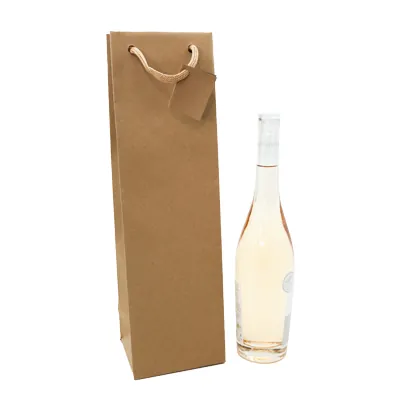 Sac kraft magnum - Sacs pour bouteilles de vin-3