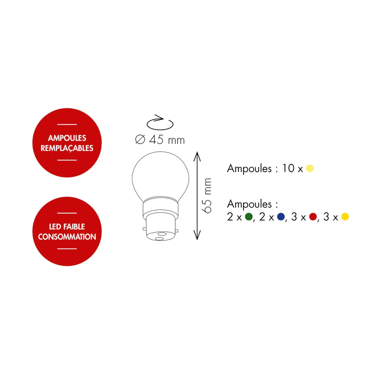 Ampoules de rechange B22 - Ampoules-2