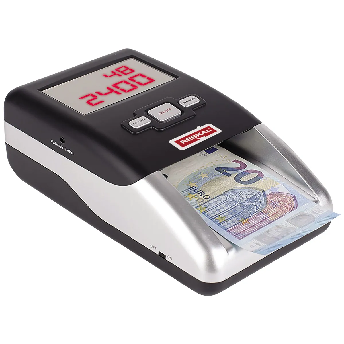 Compteur de billets Euros/CHF et détecteur de faux - sur secteur - Détecteurs de faux billets - Compteurs pièces et billets