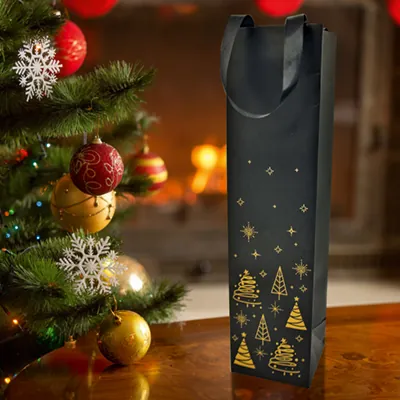 Sac 1 bouteille Réveillon - Sacs pour bouteilles de vin-1