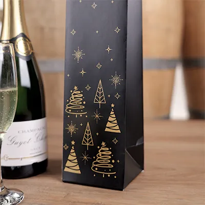 Sac 1 bouteille Réveillon - Sacs pour bouteilles de vin-2