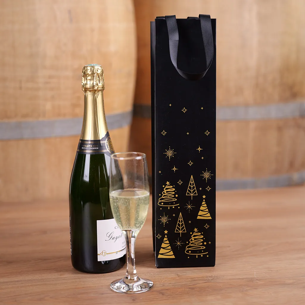 Sac 1 bouteille Réveillon - Sacs pour bouteilles de vin-3