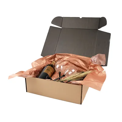 Boîte carton réversible brun / noir 32 + 33 x 10,5 cm - Carton d'expédition - Lot de 20 - Boites cadeaux carton pliables-5