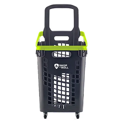 Panier libre-service à roulettes - Paniers magasin
