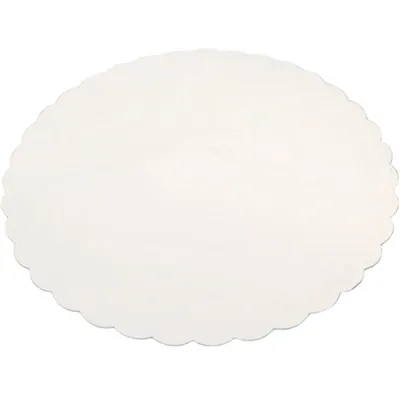 Rond festonné pâtisserie carton blanc ø19cm – Paquet de 250 - Semelles gâteaux