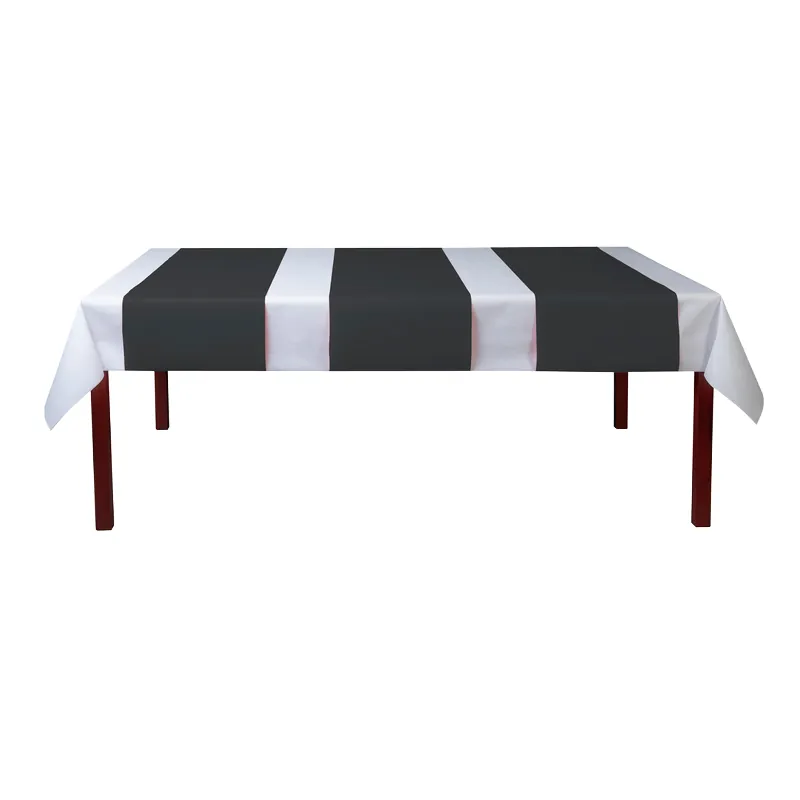 Chemin de table Spunbond non tissé prédécoupé - Tête à tête prédécoupé - Noir - Rouleau de 40 cm x 27 m - Chemins de table jetables, Sets de table papier-2