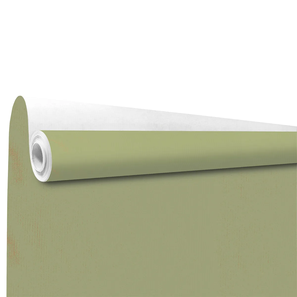 Papier cadeau kraft vergé vert tilleul uni 70 cm x 100 m 60 g/m² – le rouleau - Papiers cadeaux unis