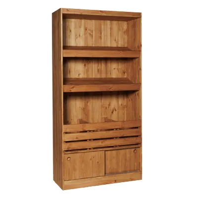 Présentoir à Pain Boulangerie Bois Brun 100x39x200 cm - Ligne Authentique