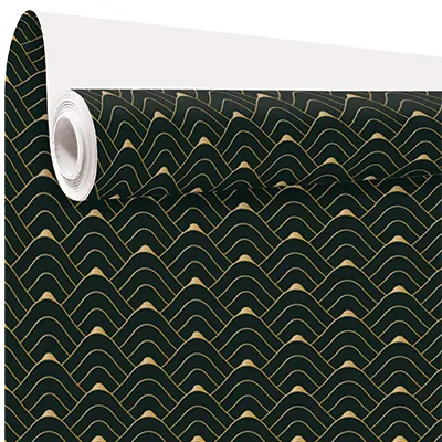 Papier cadeau Rétro - Papier cadeaux couchés à motifs-1