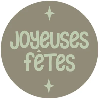 Assortiment étiquettes adhésives Joyeuses Fêtes ø 35 mm - Paquet de 500 - Étiquettes cadeaux adhésives-1