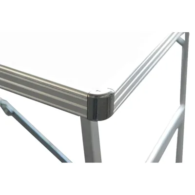 Table de marché pliante renforcée avec plateau 150 x 80 x 80 cm - Etalages de marché-1