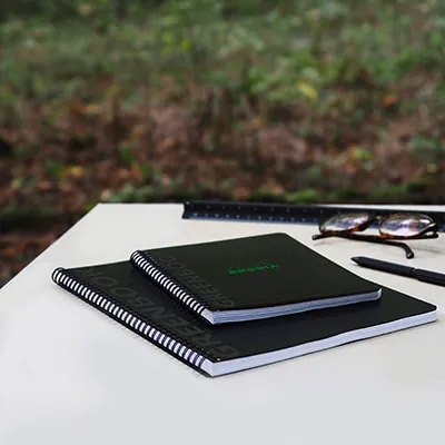 Cahier à spirale Rhodiactive Greenbook 5/5 - A5  - Cahiers et blocs notes-2