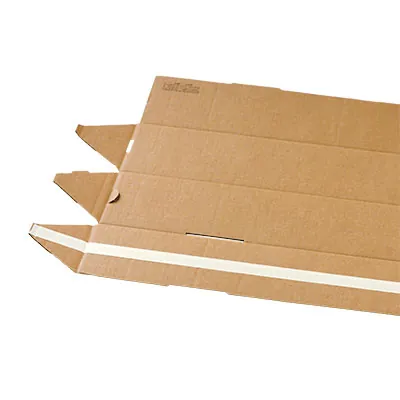 Tube carton triangulaire adhésif 50x10x10 cm – Paquet de 25 - Tubes carton emballage-2