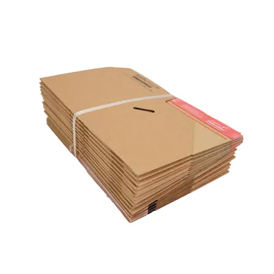 Carton d'expédition Colompac à fond auto et fermeture adhésive 19,5x14,5x9 cm - Boîte carton - Lot de 20 - Cartons d'expédition, Boîtes carton-1