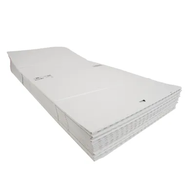 Carton d'expédition aller-retour blanc fermeture adhésive 44,5x37,9x13 cm - Boîte carton - Lot de 20 - Cartons d'expédition, Boîtes carton-1