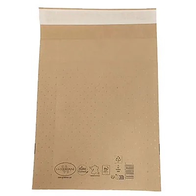 Pochettes matelassées à bulles kraft tri-couches (x50) - 15x25 cm - Pochettes d'envoi colis