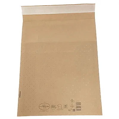 Pochettes matelassées à bulles kraft tri-couches (x50) - 15x25 cm - Pochettes d'envoi colis
