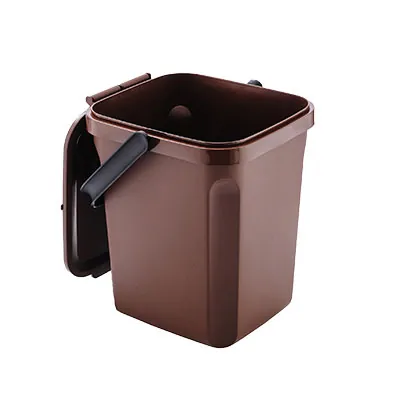 Poubelle à déchets organiques de 10 L avec poignée - Poubelles professionnelles-1
