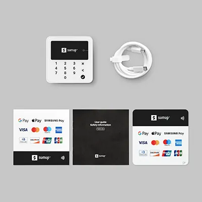 Terminal de paiement SumUp Solo Lite – TPE SumUp, 1000 transactions par charge, bluetooth, blanc - Encaissement mobile-6