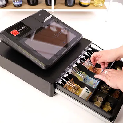 Caisse enregistreuse Techfive ECR-100 avec tiroir intégré - Caisses enregistreuses-5