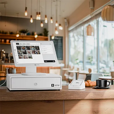 Tiroir caisse SumUp ECD330 - 8 compartiments pour monnaie + 5 pour billets inclinés - Blanc - Caisses enregistreuses-2