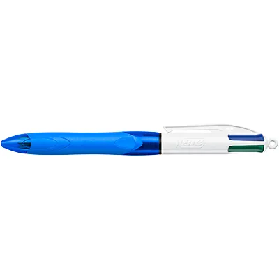 Stylo bille BIC 4 Couleurs Grip Rétractable - Stylos billes